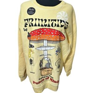 Primitive Skateboarding Crewneck  Elevator Washed‎ Crewneck NWT Size L